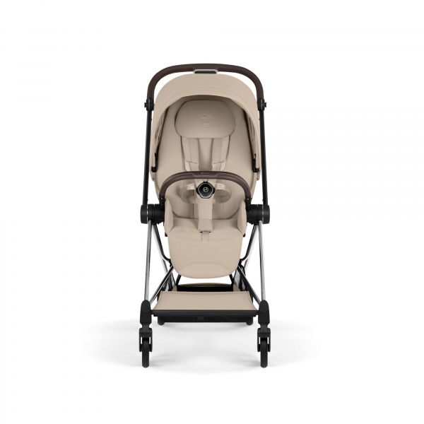 Poussette compacte mios 4 cozy beige châssis chrome Cybex
