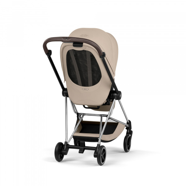 Poussette compacte mios 4 cozy beige châssis chrome Cybex