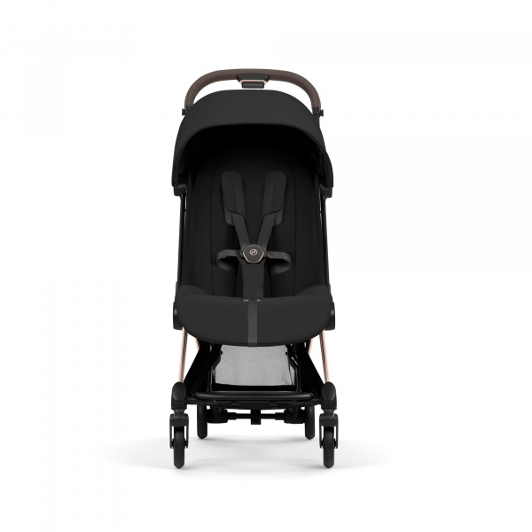 Poussette compacte voyage coya 2 style châssis rosegold sepia black Cybex