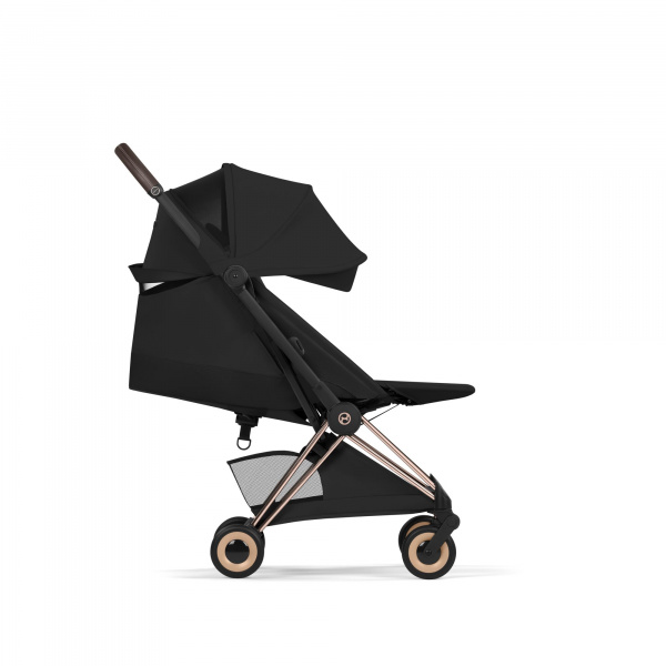 Poussette compacte voyage coya 2 style châssis rosegold sepia black Cybex