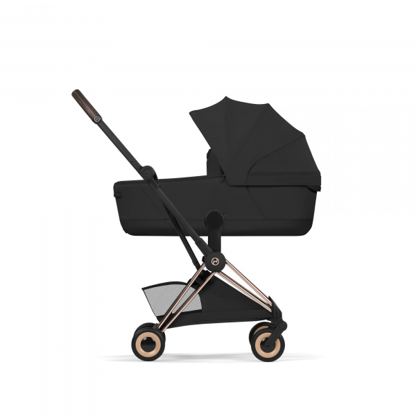 Poussette compacte voyage coya 2 style châssis rosegold sepia black Cybex