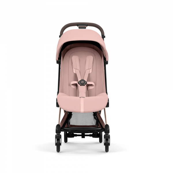 Poussette compacte voyage coya 2 style châssis rosegold peach pink Cybex