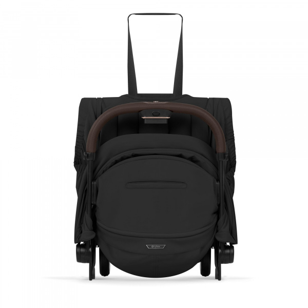 Poussette compacte voyage coya 2 style châssis matt black cozy beige Cybex