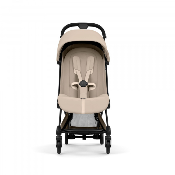 Poussette compacte voyage coya 2 style châssis matt black cozy beige Cybex