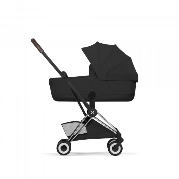 Poussette compacte voyage coya 2 style châssis chrome sepia black Cybex