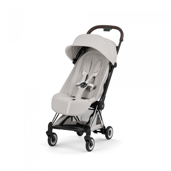 Poussette compacte voyage coya 2 style châssis chrome city grey Cybex