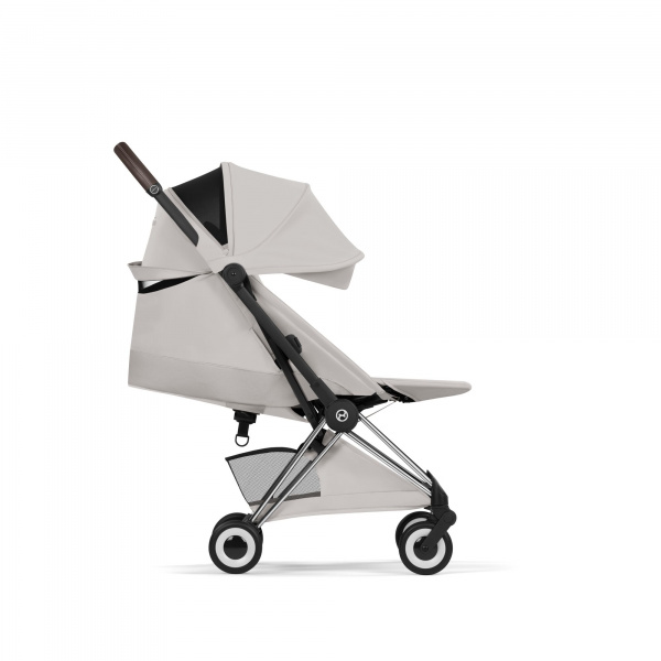 Poussette compacte voyage coya 2 style châssis chrome city grey Cybex