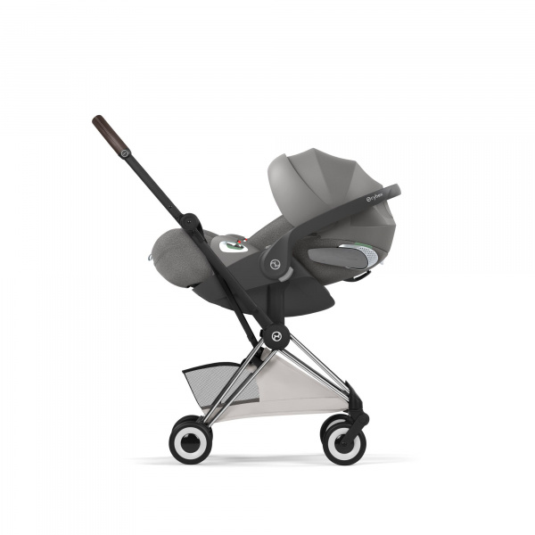 Poussette compacte voyage coya 2 style châssis chrome city grey Cybex