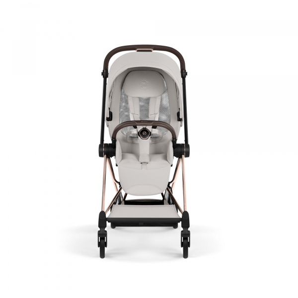 Poussette compacte mios 4 city grey châssis rosegold Cybex