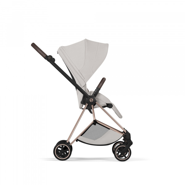 Poussette compacte mios 4 city grey châssis rosegold Cybex