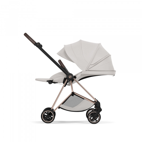 Poussette compacte mios 4 city grey châssis rosegold Cybex
