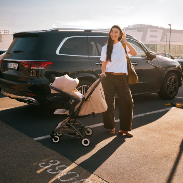 Poussette compacte voyage orfeo 3 almond beige Cybex