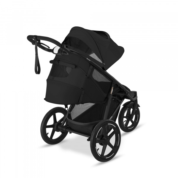 Poussette avi spin 3 roues tout-terrain et running moon black Cybex