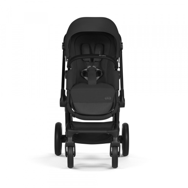 Poussette eos lux 2-en-1 moon black châssis noir Cybex