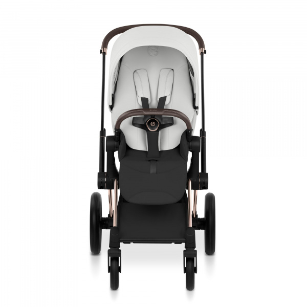 Poussette priam 5 off white châssis rosegold Cybex