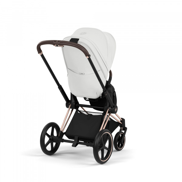 Poussette priam 5 off white châssis rosegold Cybex