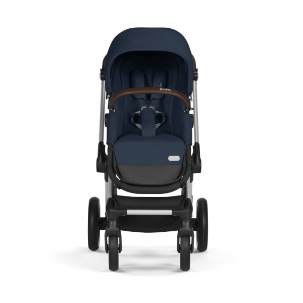 Poussette eos lux 2-en-1 ocean blue châssis silver Cybex