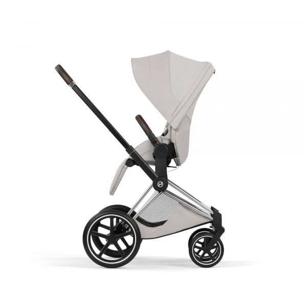 Poussette priam 5 city grey châssis chrome Cybex