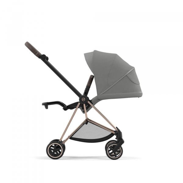 Poussette mios 3 mirage grey châssis rose gold Cybex
