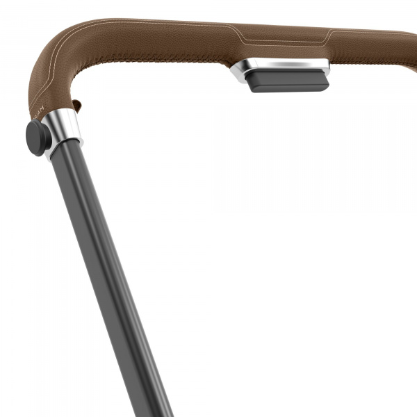 Poussette e-priam 2 sepia black châssis chrome brown Cybex