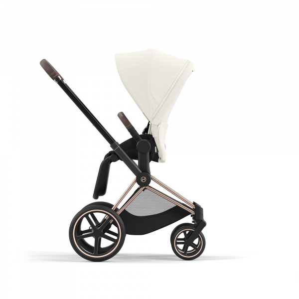 Poussette priam 4 cozy beige châssis rosegold Cybex
