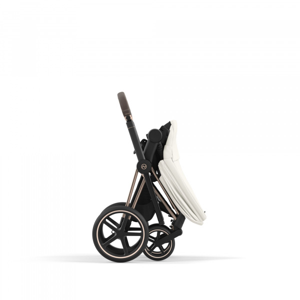 Poussette priam 4 cozy beige châssis rosegold Cybex