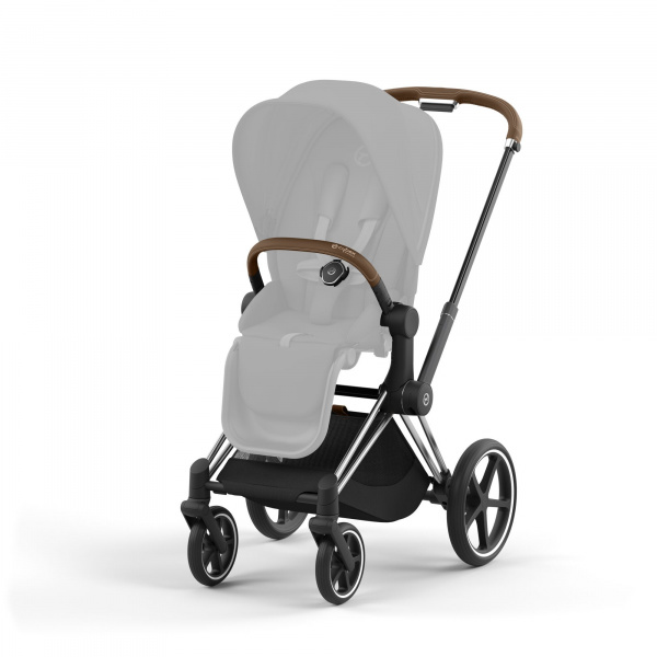 Poussette priam 4 sepia black châssis chrome brown Cybex