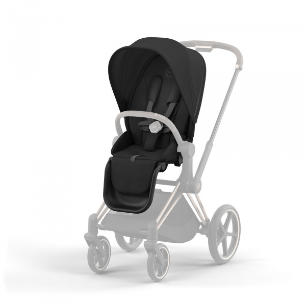 Poussette priam 4 sepia black châssis chrome black Cybex