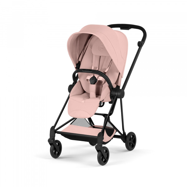 Poussette compacte mios 4 peach pink châssis matt black Cybex
