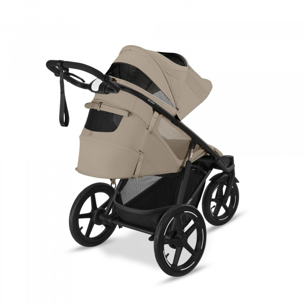Poussette avi spin 3 roues tout-terrain et running moon black Cybex