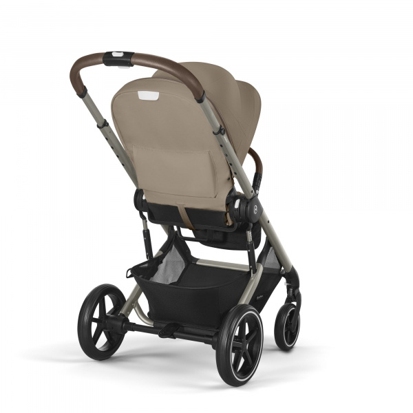 Poussette balios s lux 3 moon black châssis noir Cybex