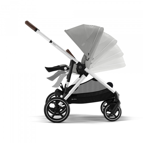 Poussette gazelle s moon black châssis noir Cybex