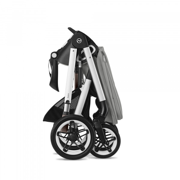 Poussette talos s lux 2 stone grey châssis silver Cybex