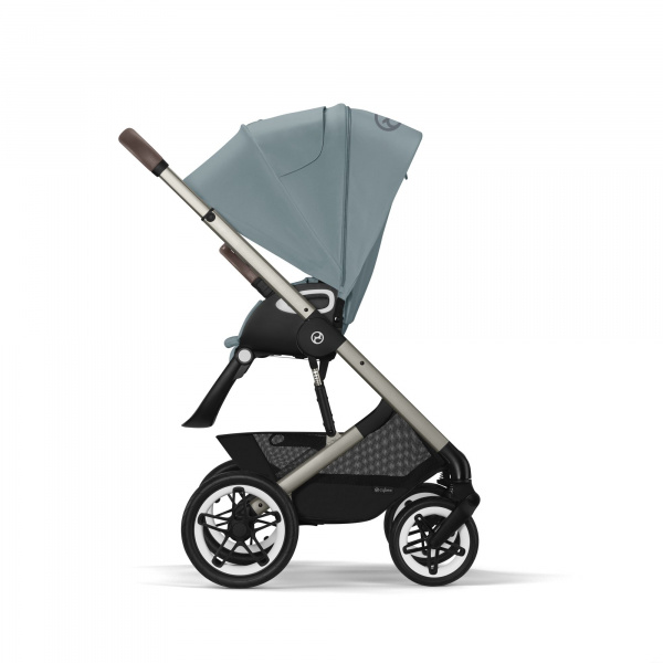 Poussette talos s lux 2 stormy blue châssis taupe Cybex