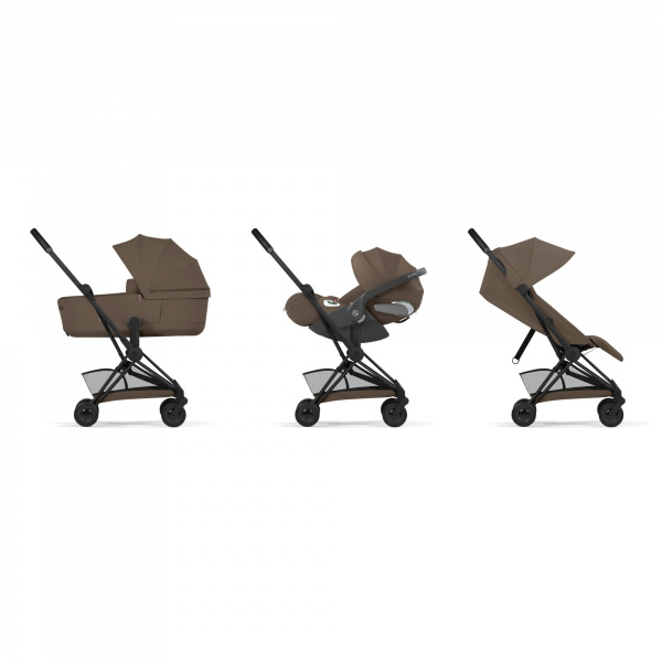 Poussette compacte voyage coya 2 confort châssis matt black coconut brown Cybex