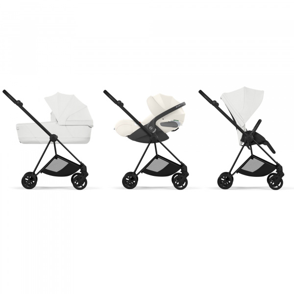 Poussette compacte mios 4 off white châssis matt black Cybex