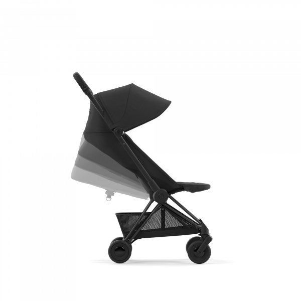 Poussette compacte coya sepia black châssis matt black Cybex