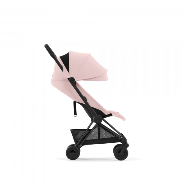 Poussette compacte coya peach pink châssis matt black Cybex