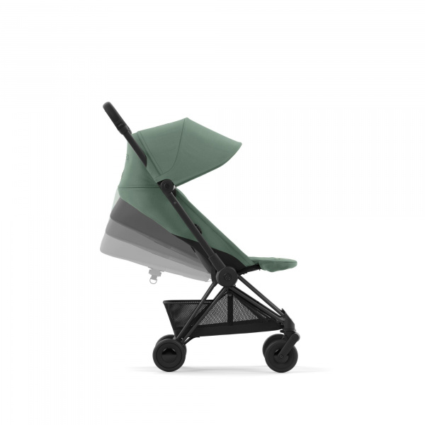 Poussette compacte coya leaf green châssis matt black Cybex