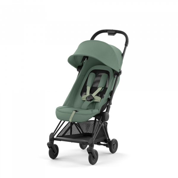 Poussette compacte coya leaf green châssis matt black Cybex