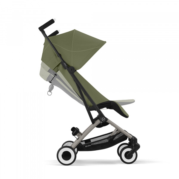 Poussette duo libelle 4 moss green + aton b2 i-size Cybex