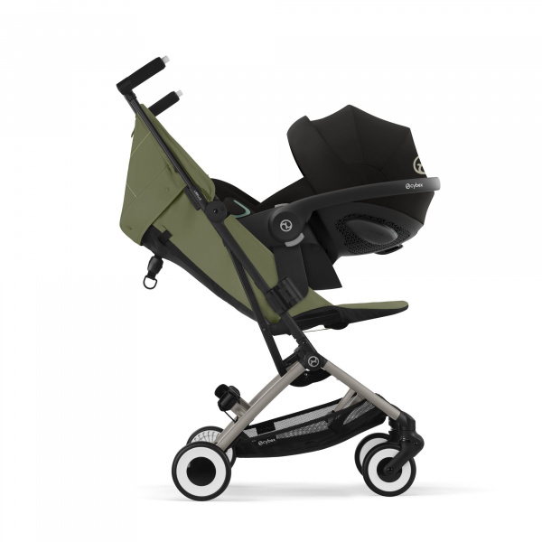 Poussette duo libelle 4 moss green + aton b2 i-size Cybex