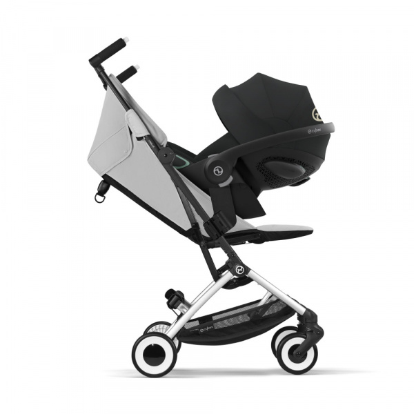 Poussette duo libelle 3 fog grey + aton b2 i-size Cybex