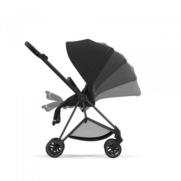 Poussette duo mios 3 sepia black châssis matt black + nacelle luxe Cybex