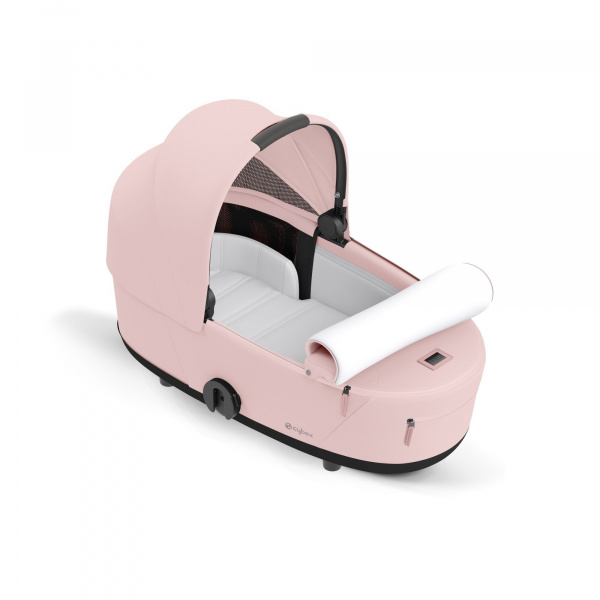 Poussette duo mios 3 peach pink châssis matt black + nacelle luxe Cybex