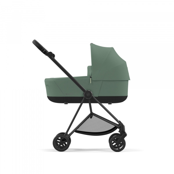 Poussette duo mios 3 leaf green châssis matt black + nacelle luxe Cybex