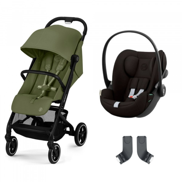Poussette duo beezy 3 almond beige + cloud g i-size Cybex