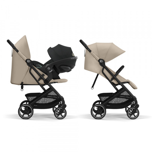 Poussette duo beezy 3 almond beige + cloud g i-size Cybex