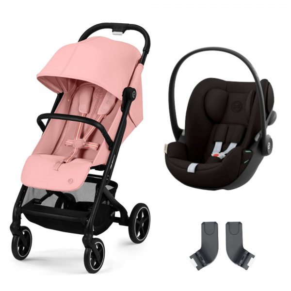 Poussette duo beezy 3 candy pink + cloud g i-size Cybex