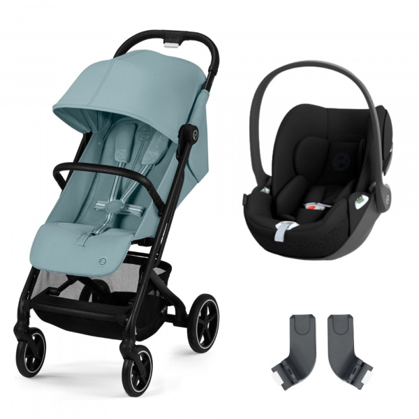 Poussette duo beezy 3 magic black + cloud t i-size Cybex